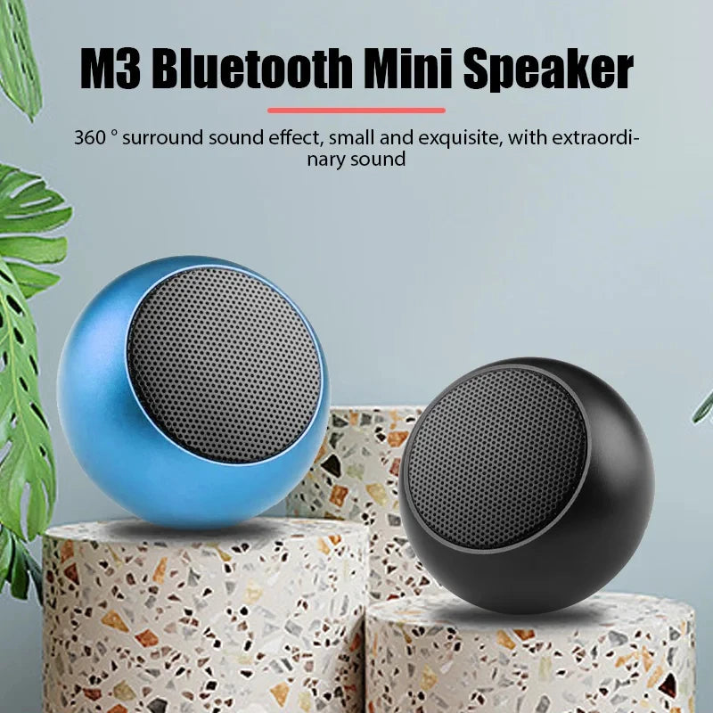 M3 Mini Wireless Bluetooth Speaker Small Card-insertable With Heavy Bass Outdoor Bluetooth Speaker