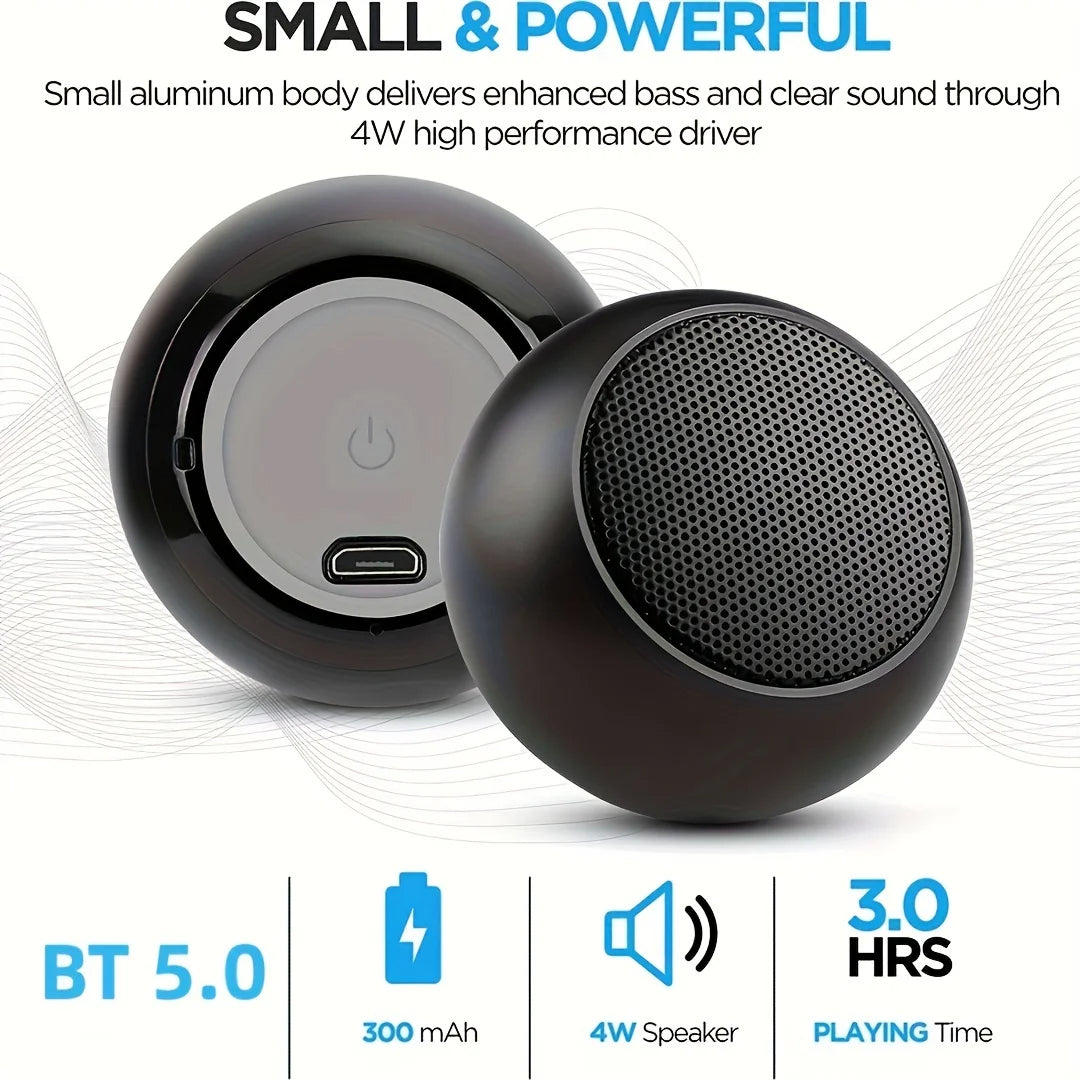 M3 Mini Wireless Bluetooth Speaker Small Card-insertable With Heavy Bass Outdoor Bluetooth Speaker